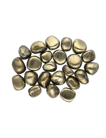 Chalcopyrite tumbled stones