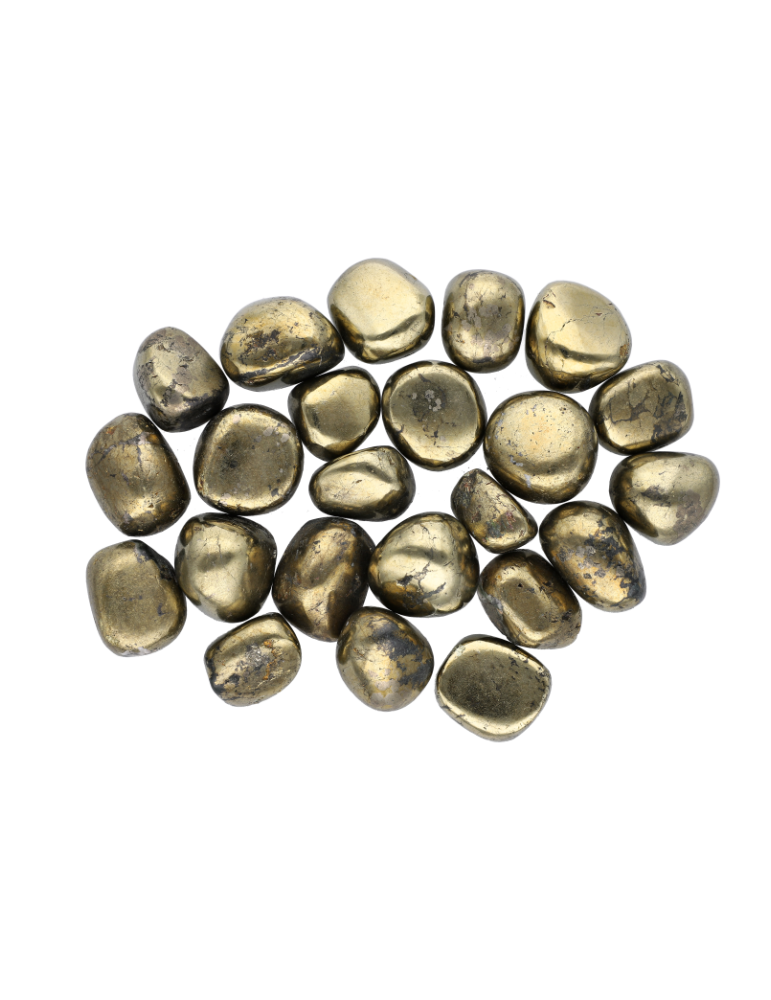 Pedras roladas de calcopirita