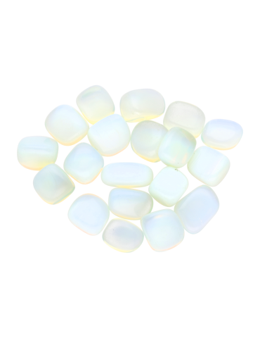 Opaline tumbled stones