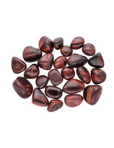 Tumbled bull's eye stones A