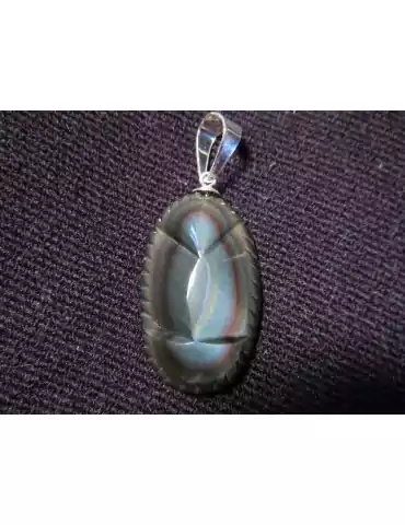 Pendentif vièrge obsidienne grossiste