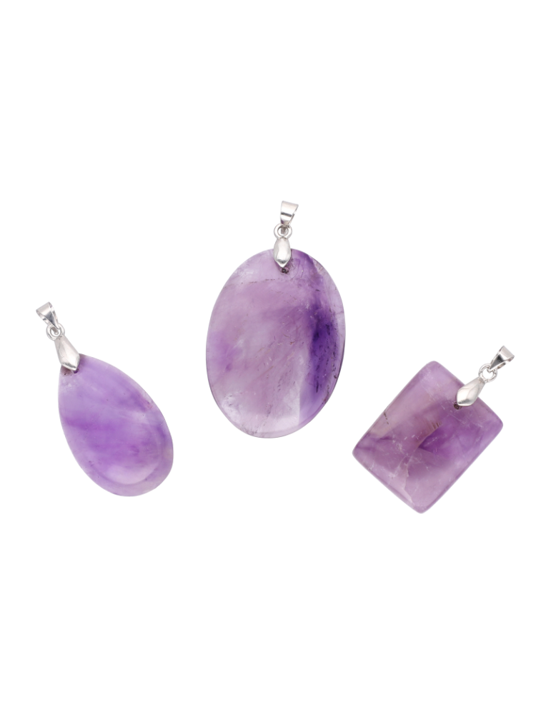 Klarer Amethyst-Anhänger A