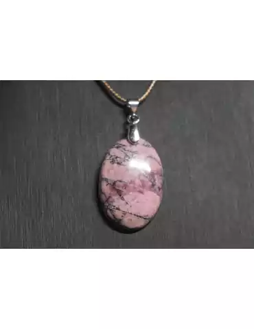 African Rhodonite Pendant A