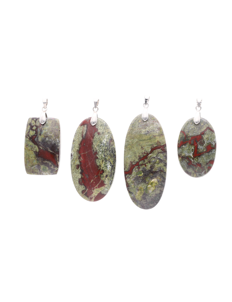 Pendente Diaspro Sangue di Drago A