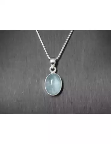 Aquamarine Pendant set in...