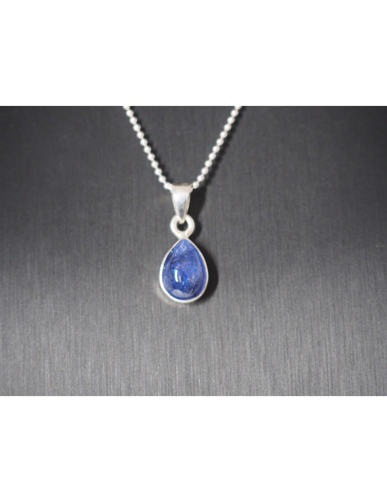 Pingente de Tanzanite cravejado em prata 925