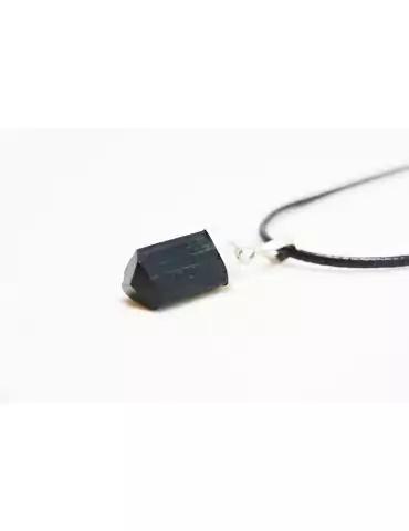 Pendentif Tourmaline Noire serti en argent 925