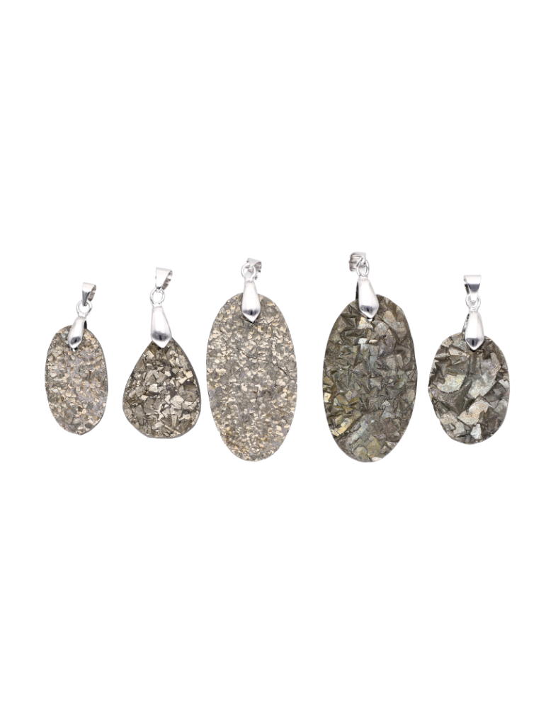 Pyriet druzy hanger A