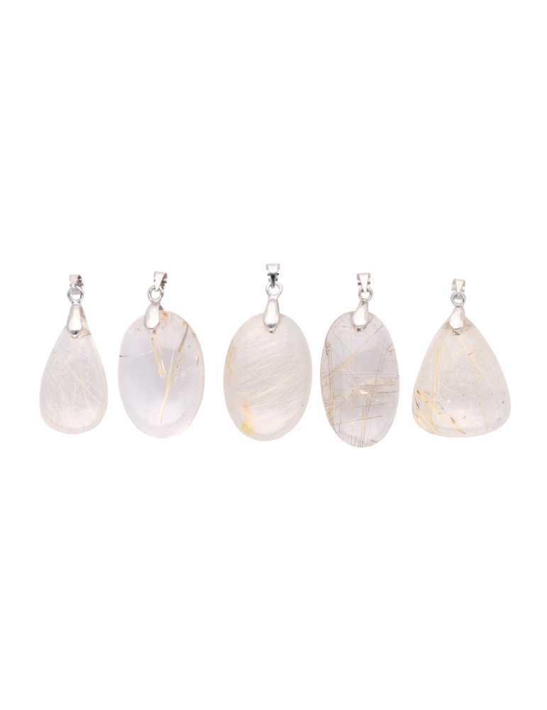 Pendentif quartz rutile A