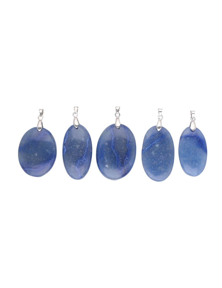 Blue aventurine pendant A
