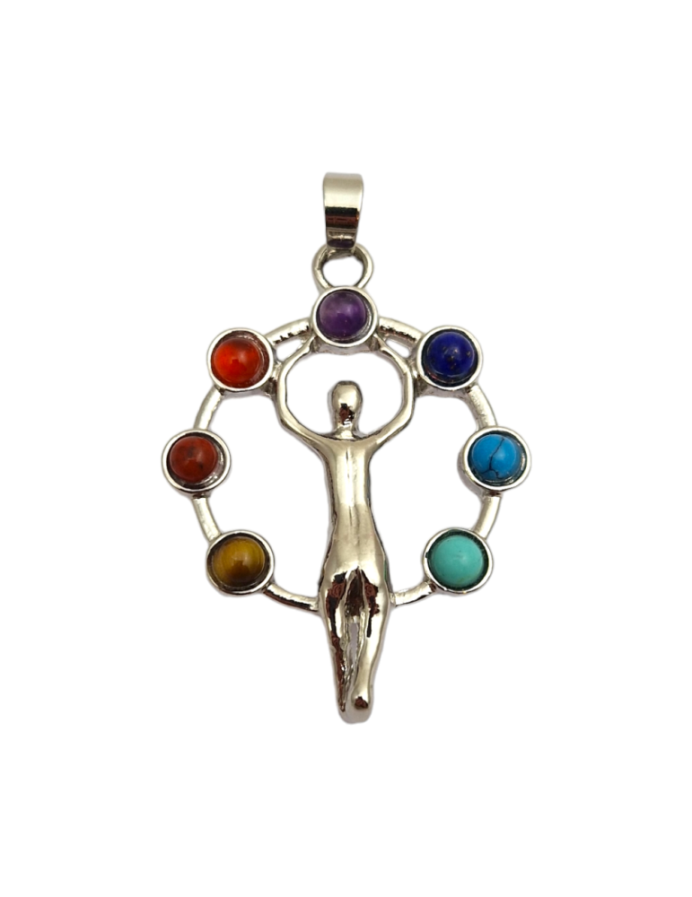 Colgante personaje 7 chakras