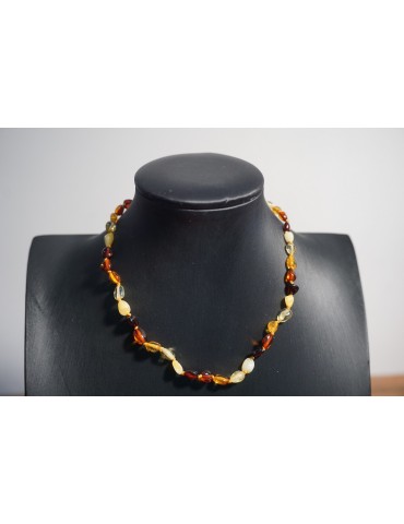Collar de Ámbar para Bebé Tres Colores