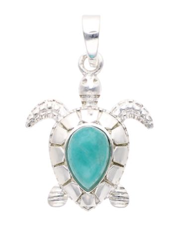 Colgante de tortuga plata 925