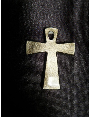 Golden Obsidian Isis Cross...