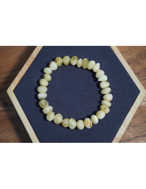 Bracciale adulto Ambra Reale Bianco BRC-AM8