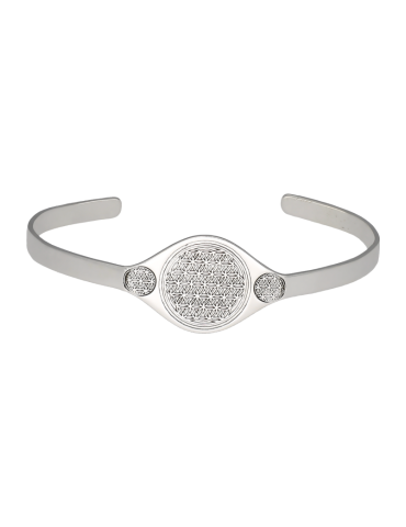 Pulseira símbolo de prata 925