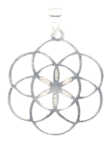 Colgante semilla de vida plata 925