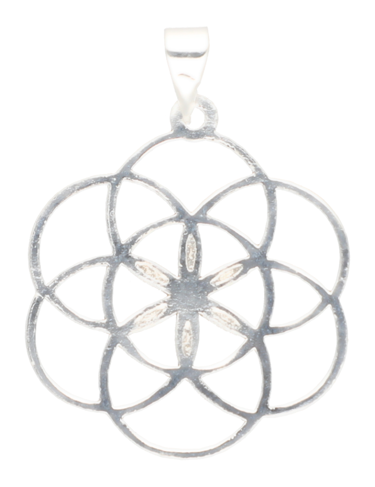 Anhänger "Blume des Lebens" aus 925er Silber