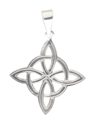 Hexenknoten-Anhänger aus 925er Silber