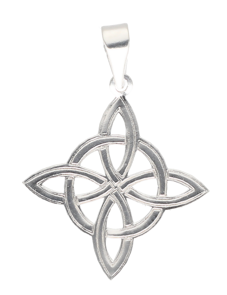 Hexenknoten-Anhänger aus 925er Silber