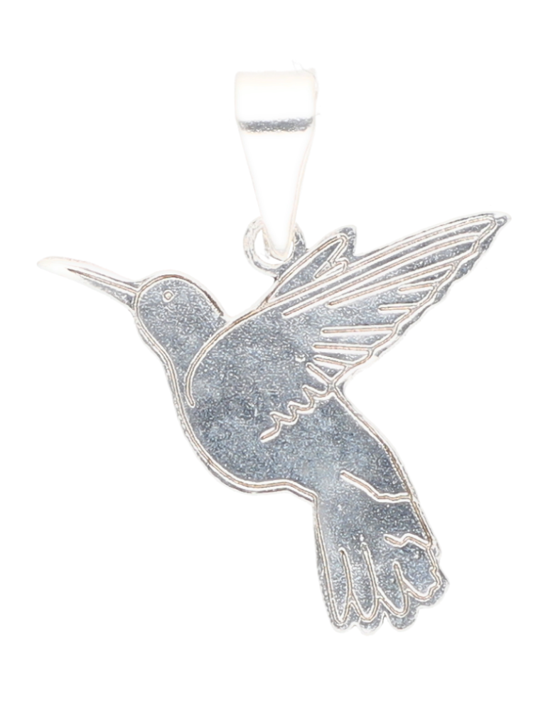Colgante colibrí plata 925