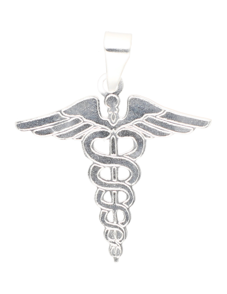 Anhänger Caduceus Silber 925