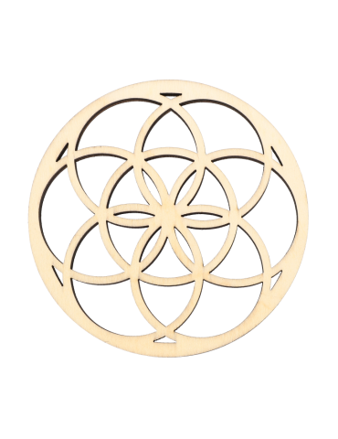 Geschnitzte Holzscheibe...