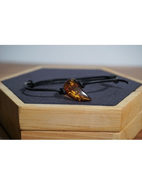 Erwachsenenarmband Bernstein Honig Cognac