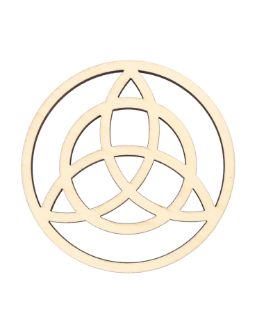 Houten schijf met...