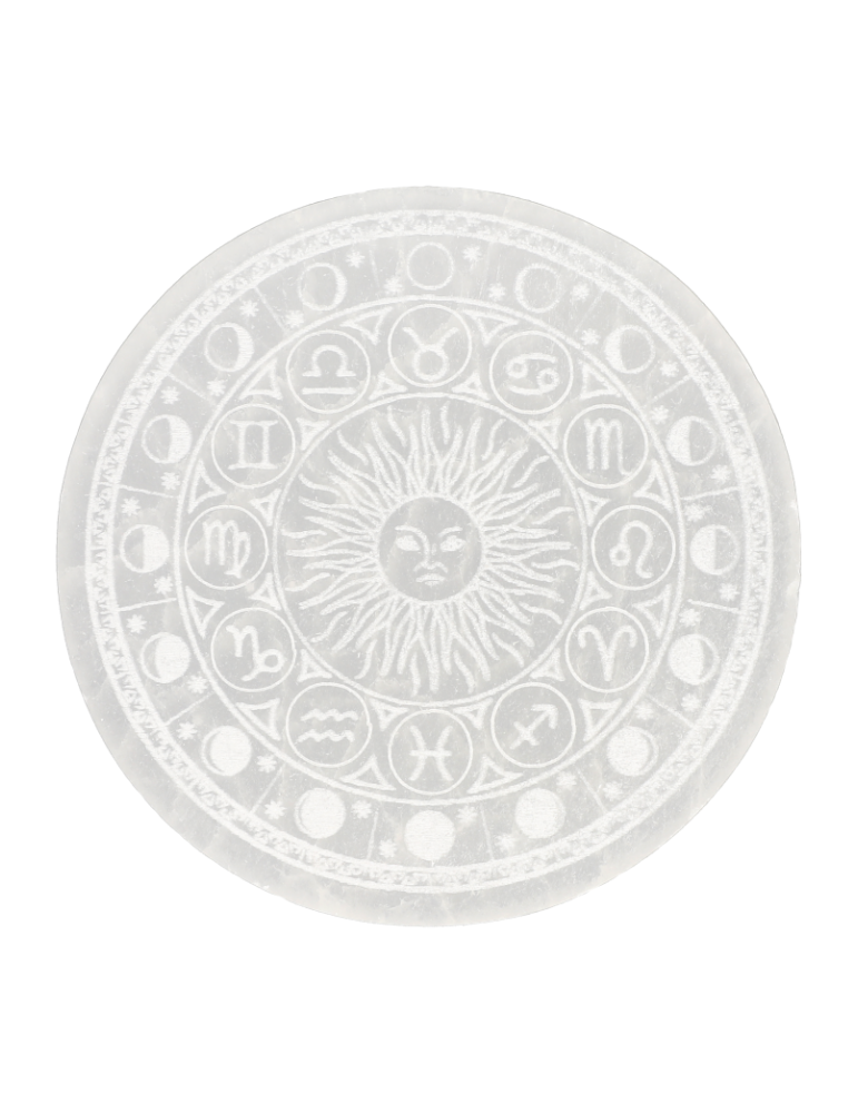 Selenite Zodiac