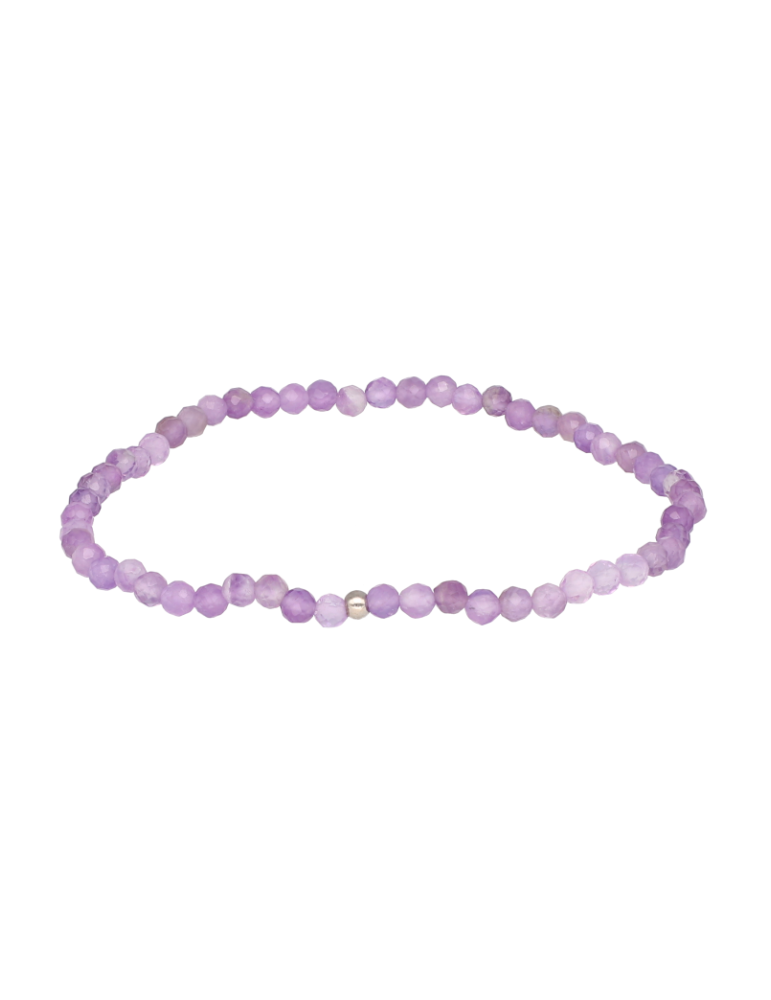 Facettiertes Armband mit Stein nach Wahl