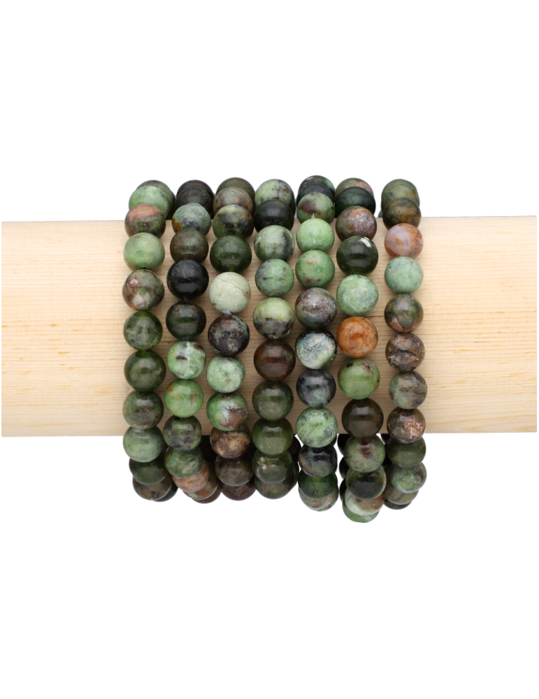 Bracciale crisoprasio del Madagascar perle AA