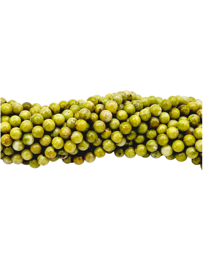 copia di Filo Opale verde perle AA