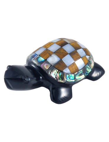 tortuga obsidiana nácar