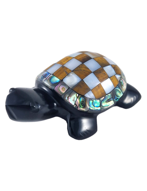 tortuga obsidiana nácar