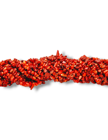 Baroque tinted coral strand 85 cm A