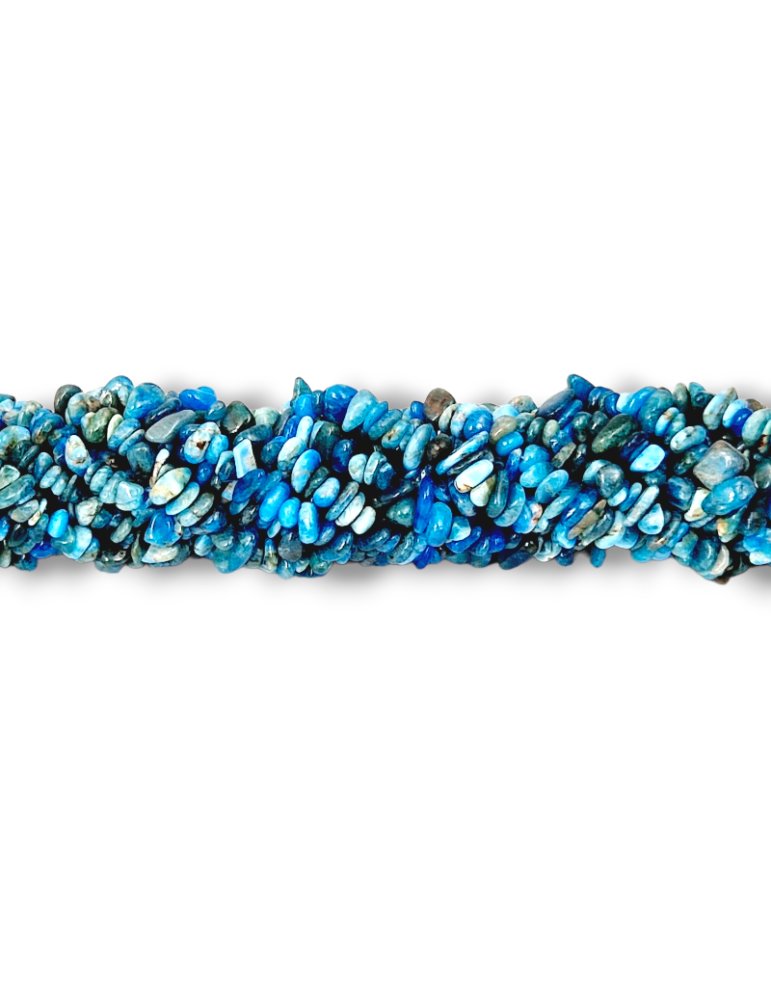 Baroque blue Apatite strand 85 cm A