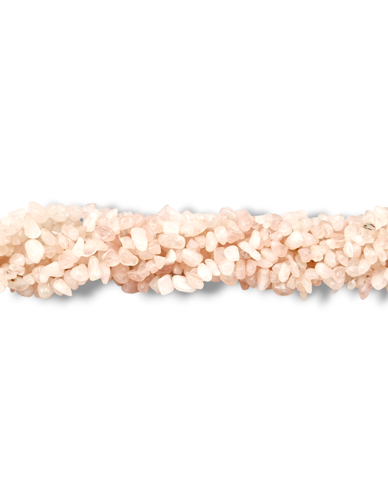 Fio Quartzo Rosa barroco 85 cm A