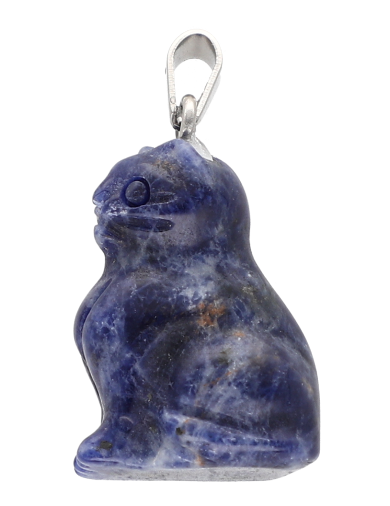 Carved Cat Pendant