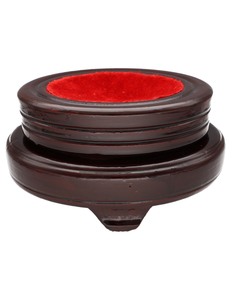 Wooden two-tier sphere or egg stand