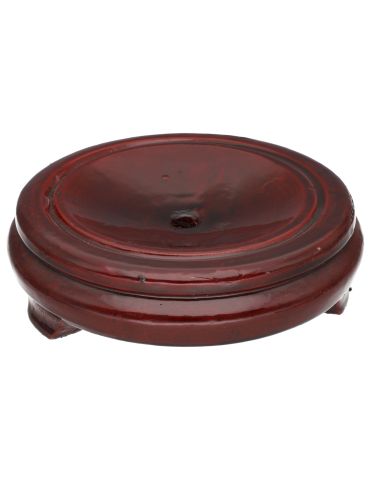 Soporte de madera barnizado xl esfera o huevo