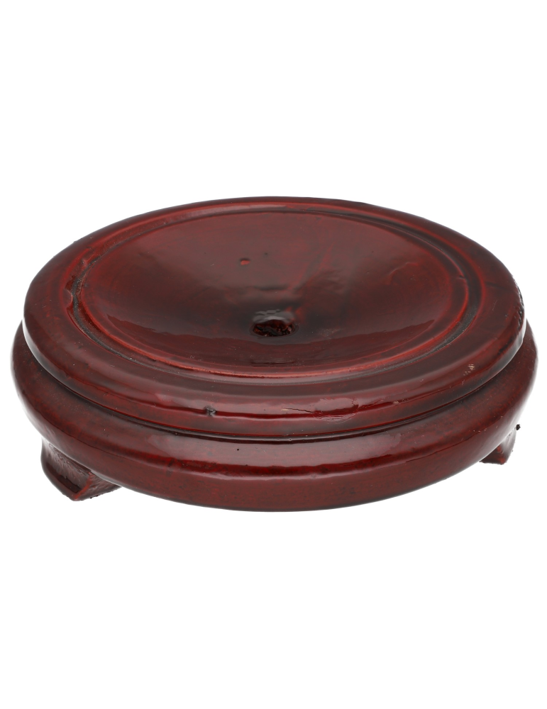 Supporto in legno verniciato xl sfera o uovo