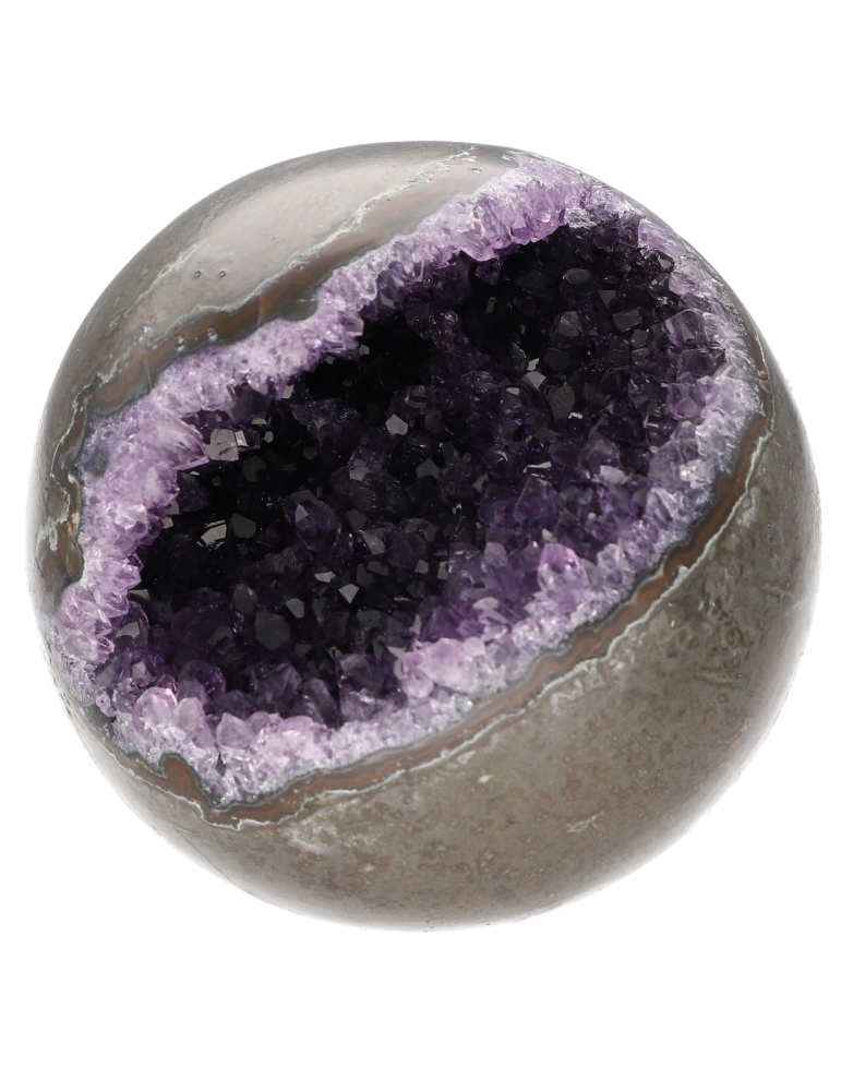 Amethyst-Druzy-Sphäre AA