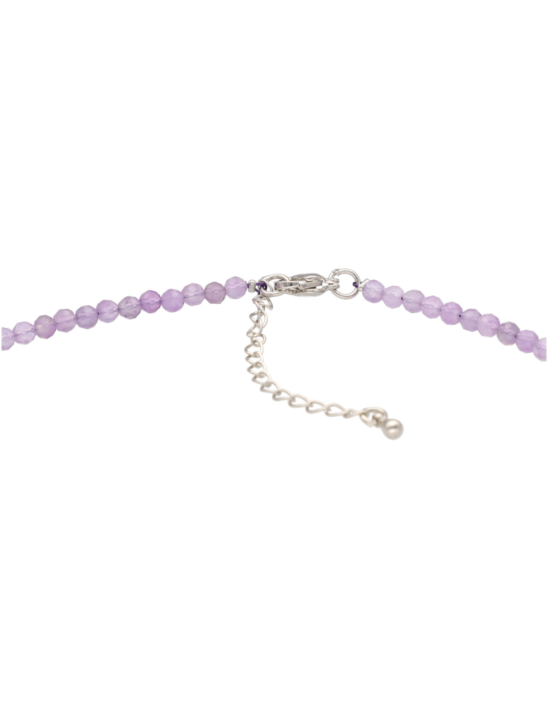 Collier facetté pierre au choix