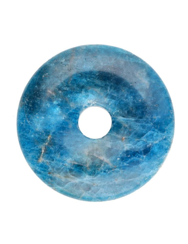 Pendentif donut Apatite Bleu AA