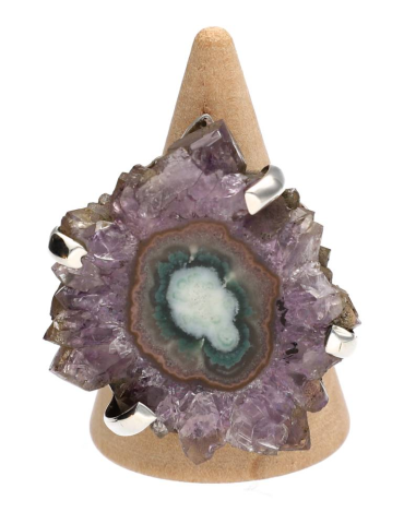 Amethyst Blütenring Silber 925