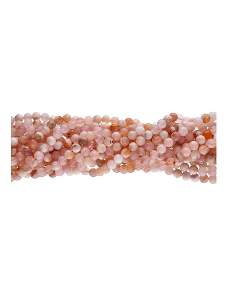 Cherry blossom agate beads AA