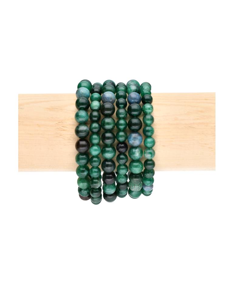 Fuschit Perlenarmband A