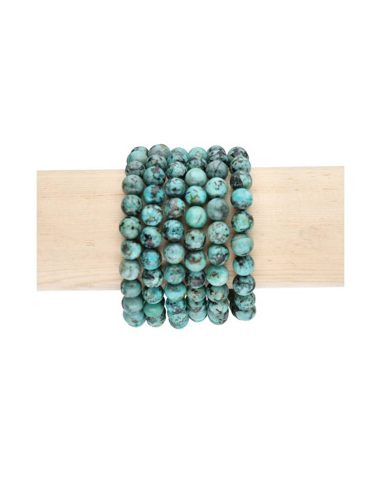 Afrikanisches Armband aus Türkis, AA-Perlen