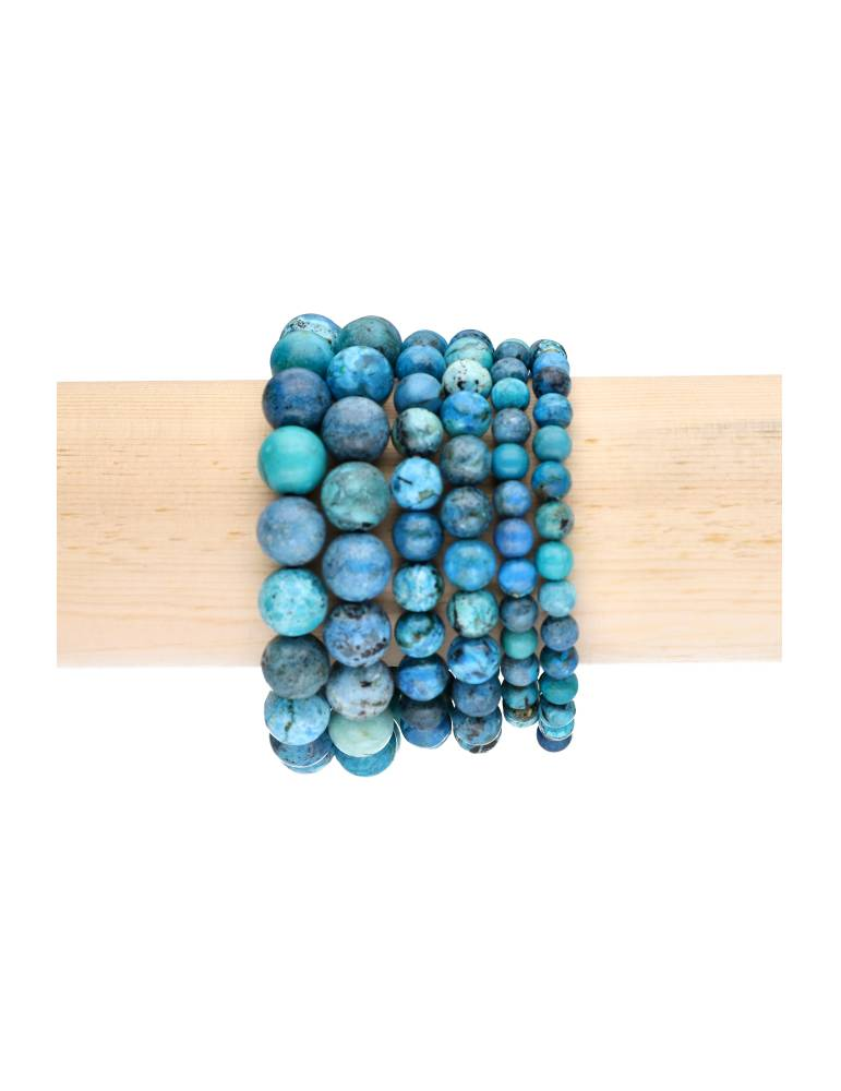 Blaue Opalperlen AA Armband